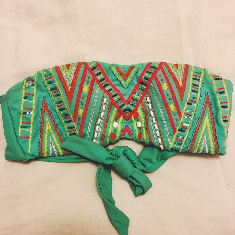 Victoria’s Secret Tube Tie Top in Mint